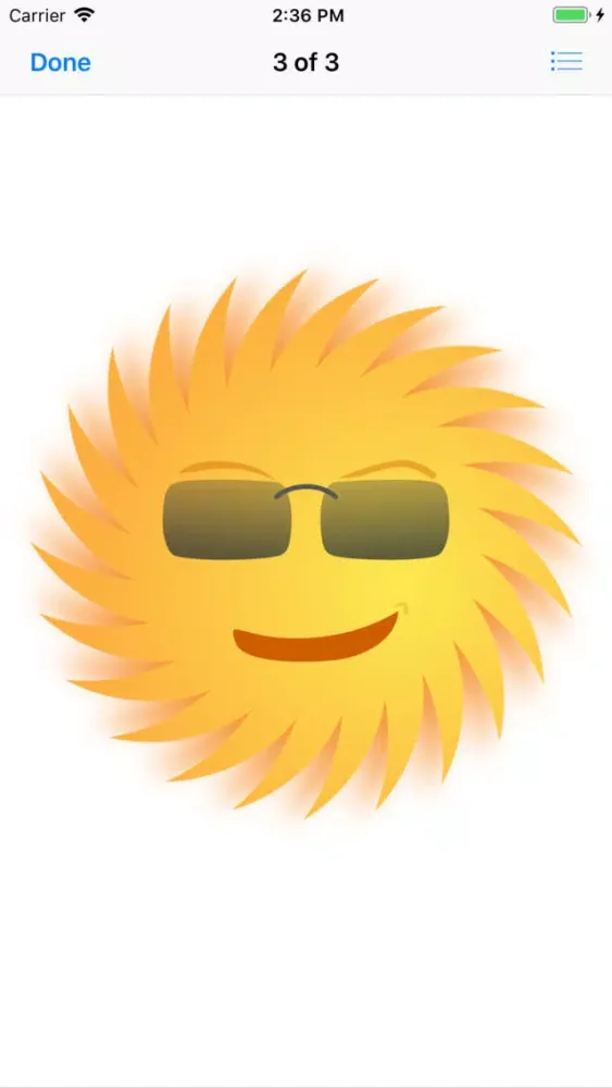 Lotsa Sun Stickers Screenshots