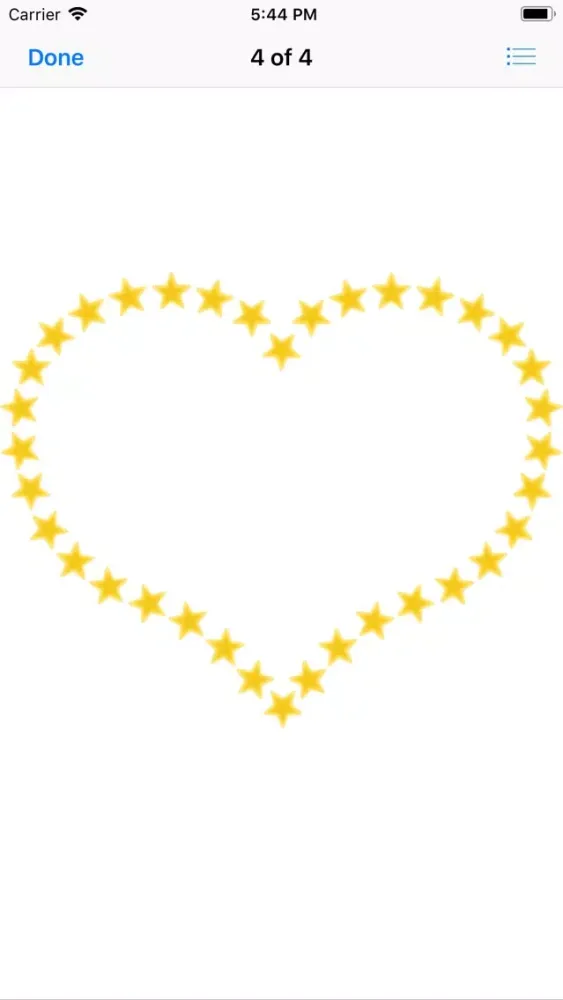 Tangkapan layar Yellow Hearts