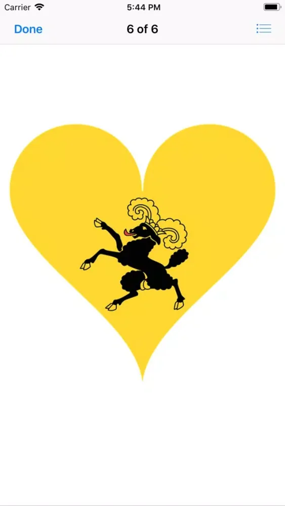Tangkapan layar Yellow Hearts