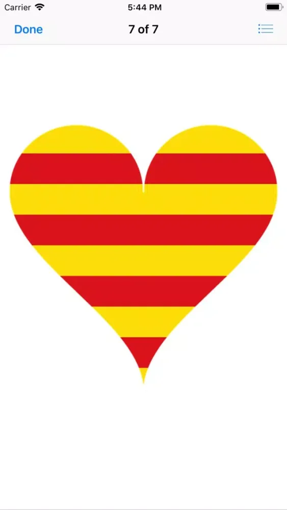 Tangkapan layar Yellow Hearts