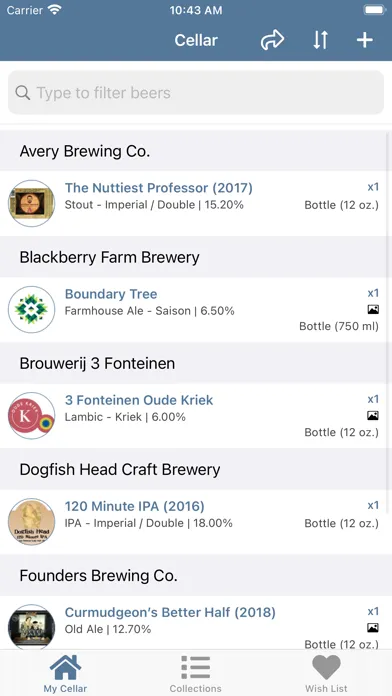 Cellar - Beer Inventory Ekran Görüntüleri