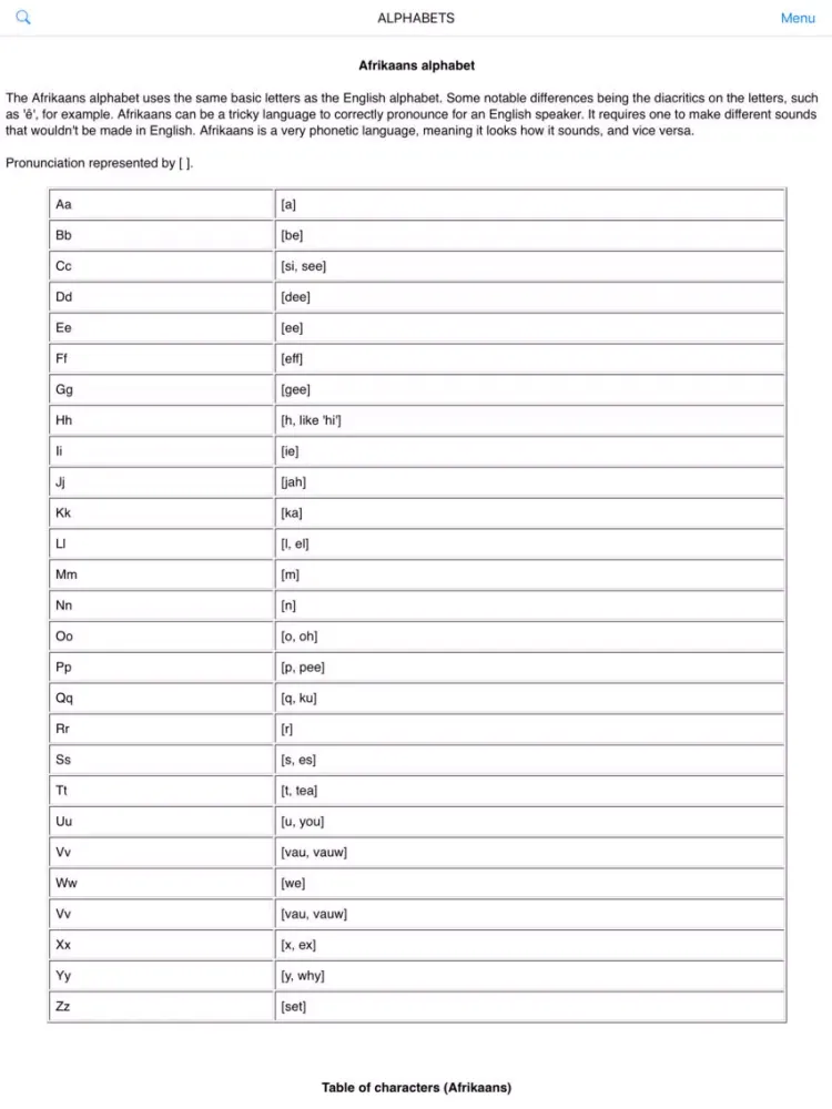 Capturas de pantalla de Great English-Afrikaans Dict. iPad 