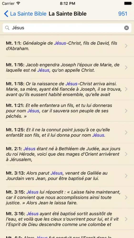 Zrzuty ekranu La Sainte Bible (avancée)