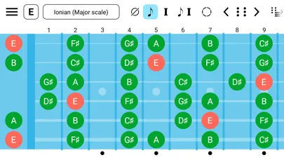Guitar Fretboard: Scales Screenshots