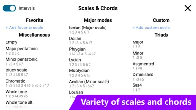 Guitar Fretboard: Scales Screenshots