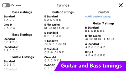 Guitar Fretboard: Scales Screenshots