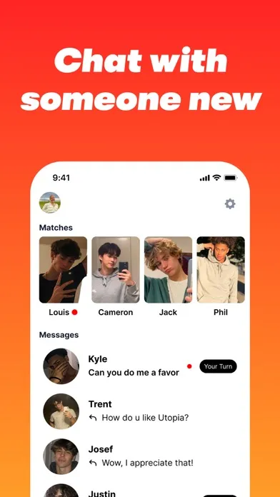 Tangkapan skrin Flame - Dating App & Chat