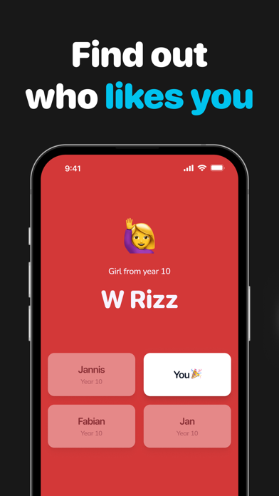 W App - Anonymous polls Screenshots