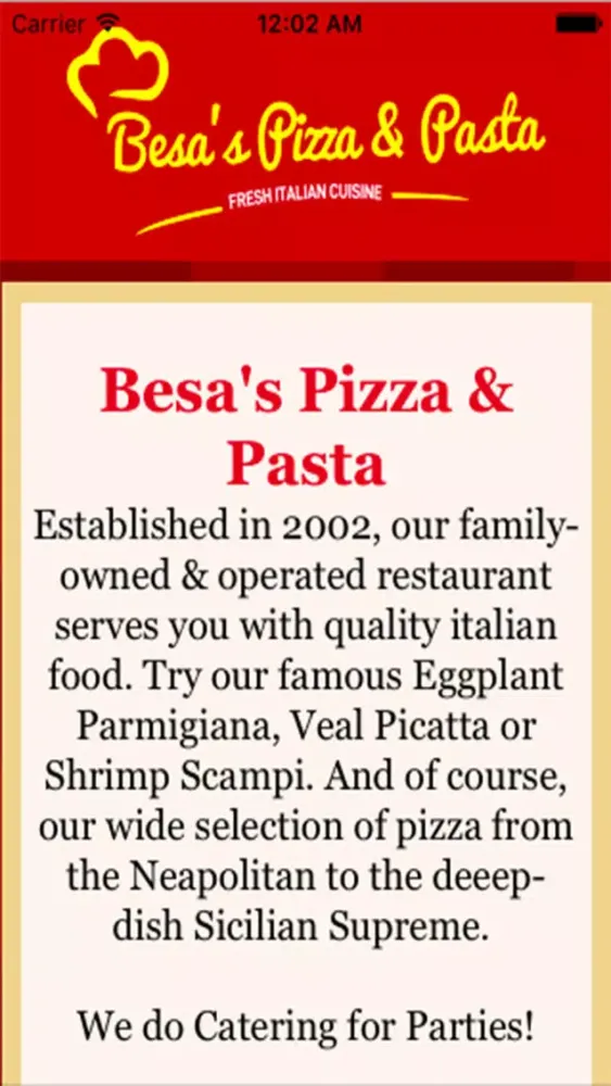 صور Besa's Pizza & Pasta