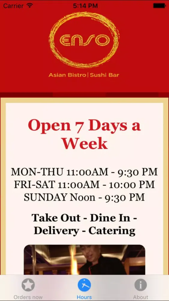 Screenshot di Enso Asian Bistro