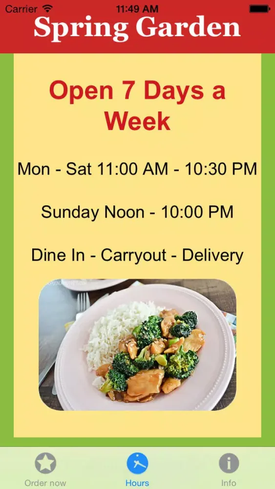 Скриншоты Spring Garden Chinese Cuisine & Sushi