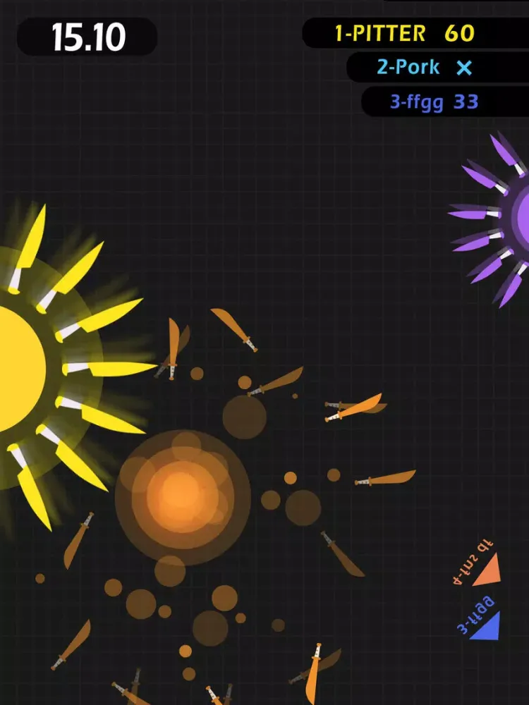 Knife.io iPad  سکرین شاٹس