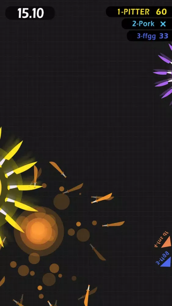 Knife.io سکرین شاٹس