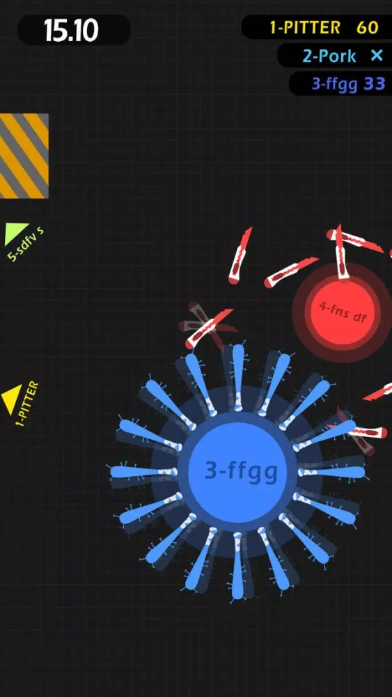 Knife.io سکرین شاٹس