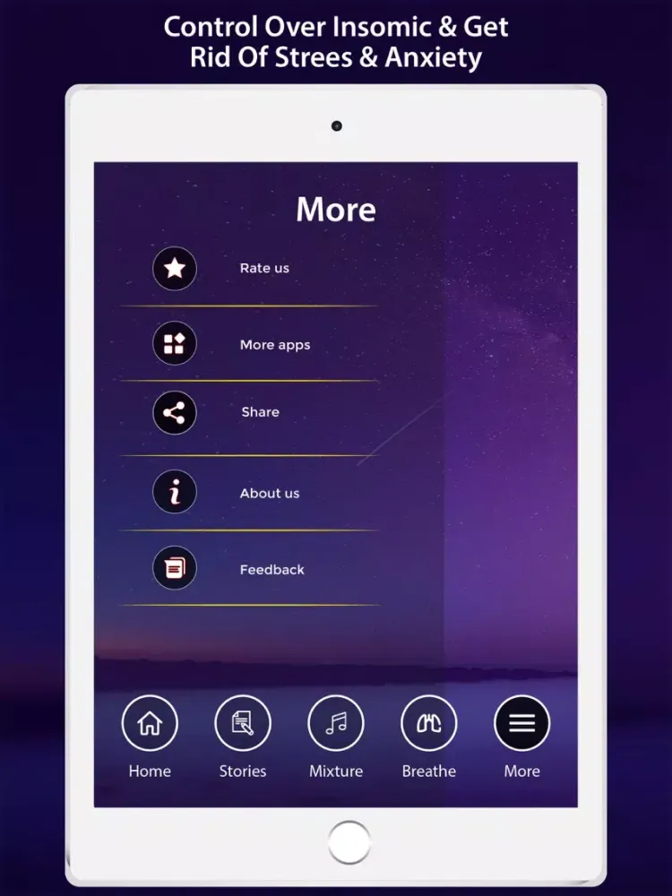 Capturas de pantalla de Soothing Sleep Sounds HQ iPad 