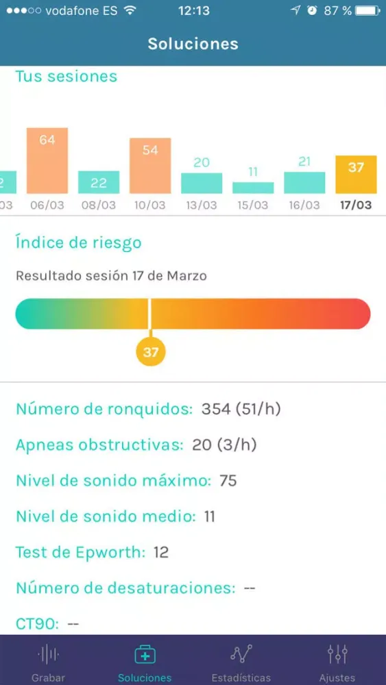 Capturas de pantalla de SleepControl LITE