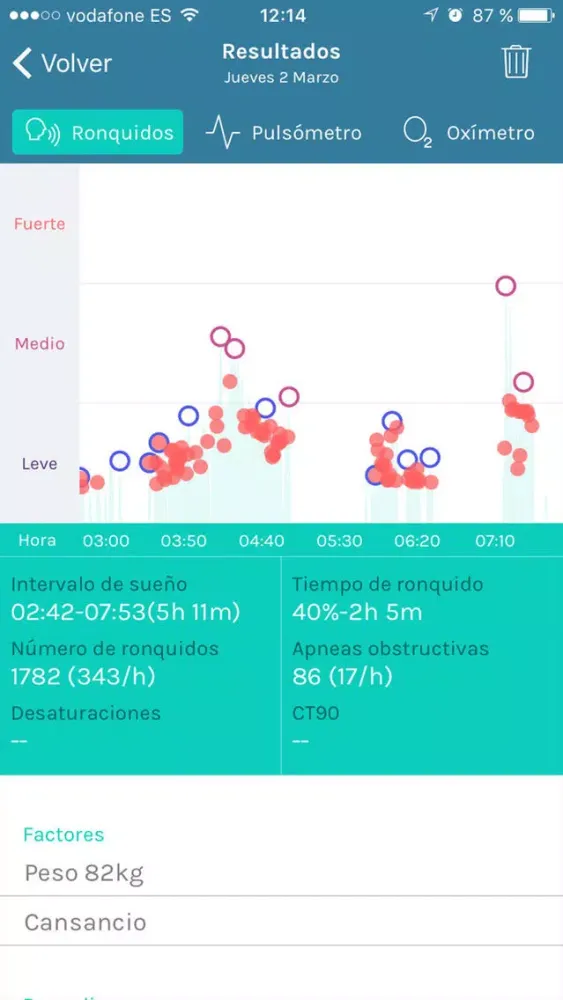 Capturas de tela do SleepControl Premium