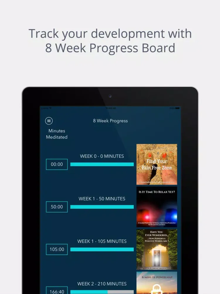 Tangkapan skrin Thought Waves Pro Relaxation iPad 