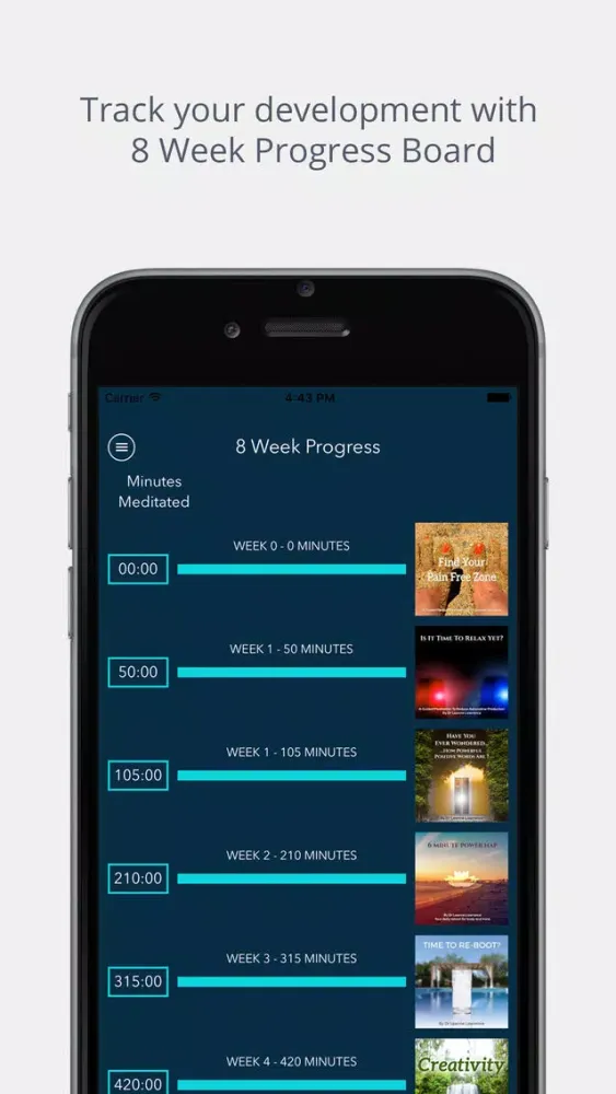 Tangkapan skrin Thought Waves Pro Relaxation
