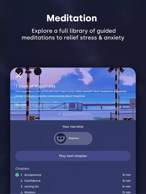 Sleep Fruits: Calm Meditation iPad 应用截图