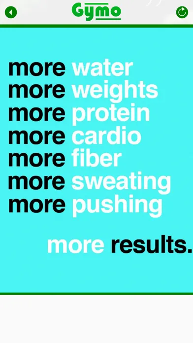 Screenshot di Gymo