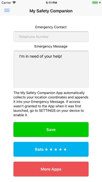 My Safety Companion应用截图
