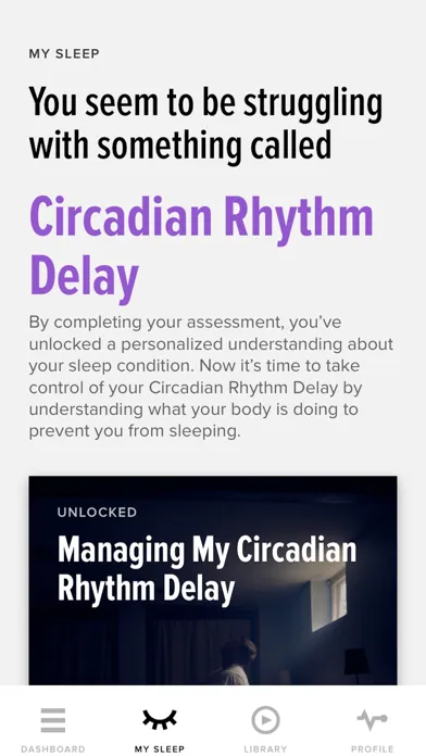 Tangkapan layar SPI Sleep Journey