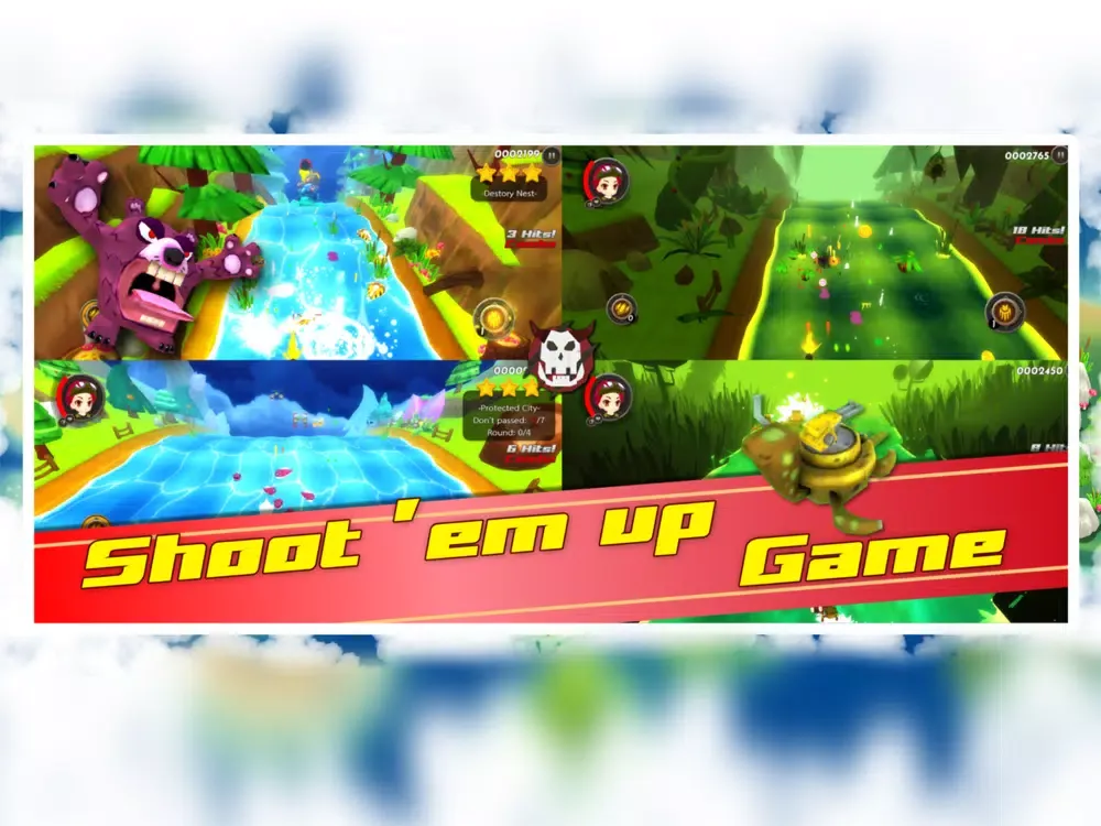 After Wave: Arcade shooter iPad  Screenshots
