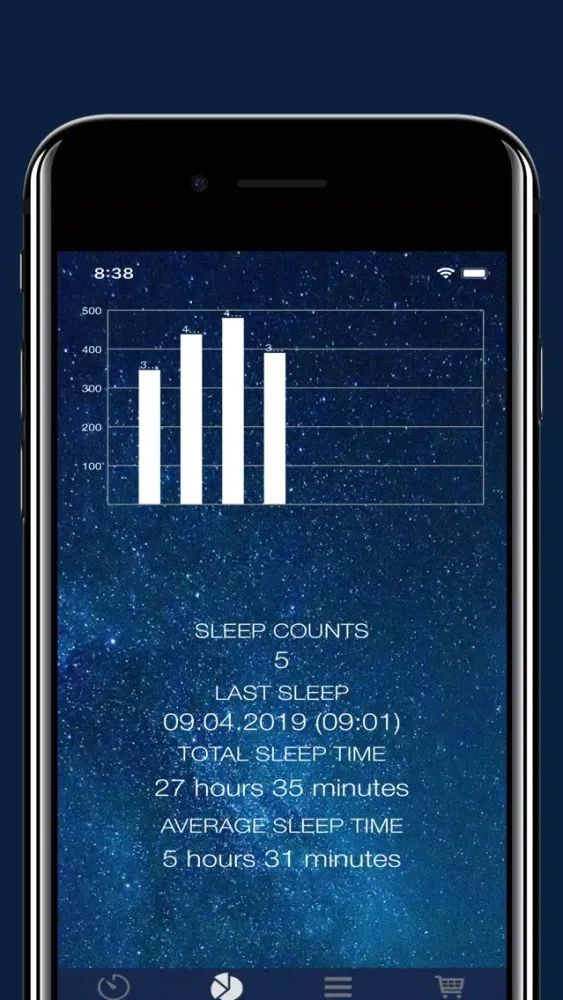 Capturas de pantalla de Sleep Time Tracker & Analyzer