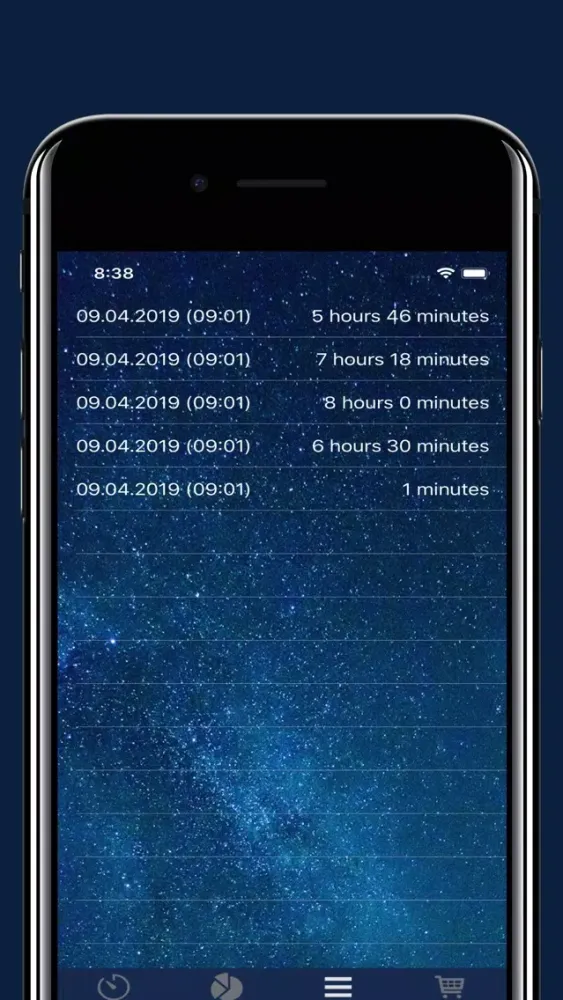 Capturas de pantalla de Sleep Time Tracker & Analyzer