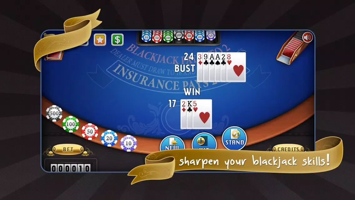 Ảnh chụp màn hình của 21blackjack+