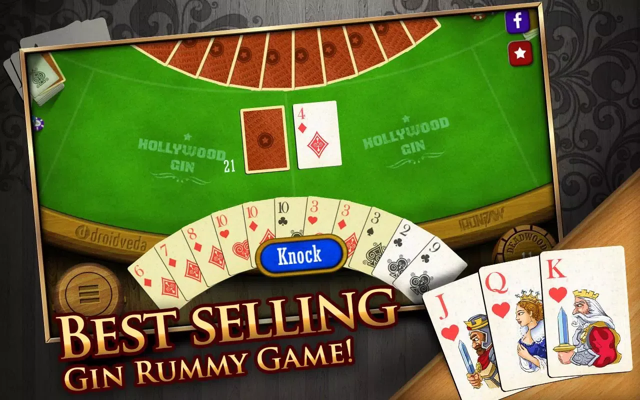 Captures d'écran de Gin Rummy