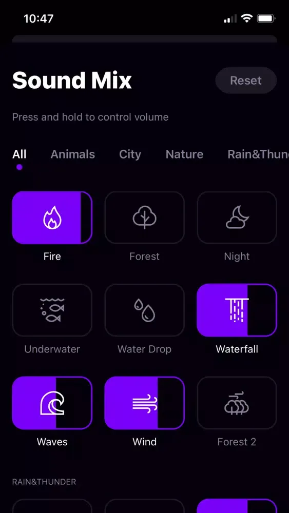 Sleep Sounds: White Noise Rain স্ক্রিনশট
