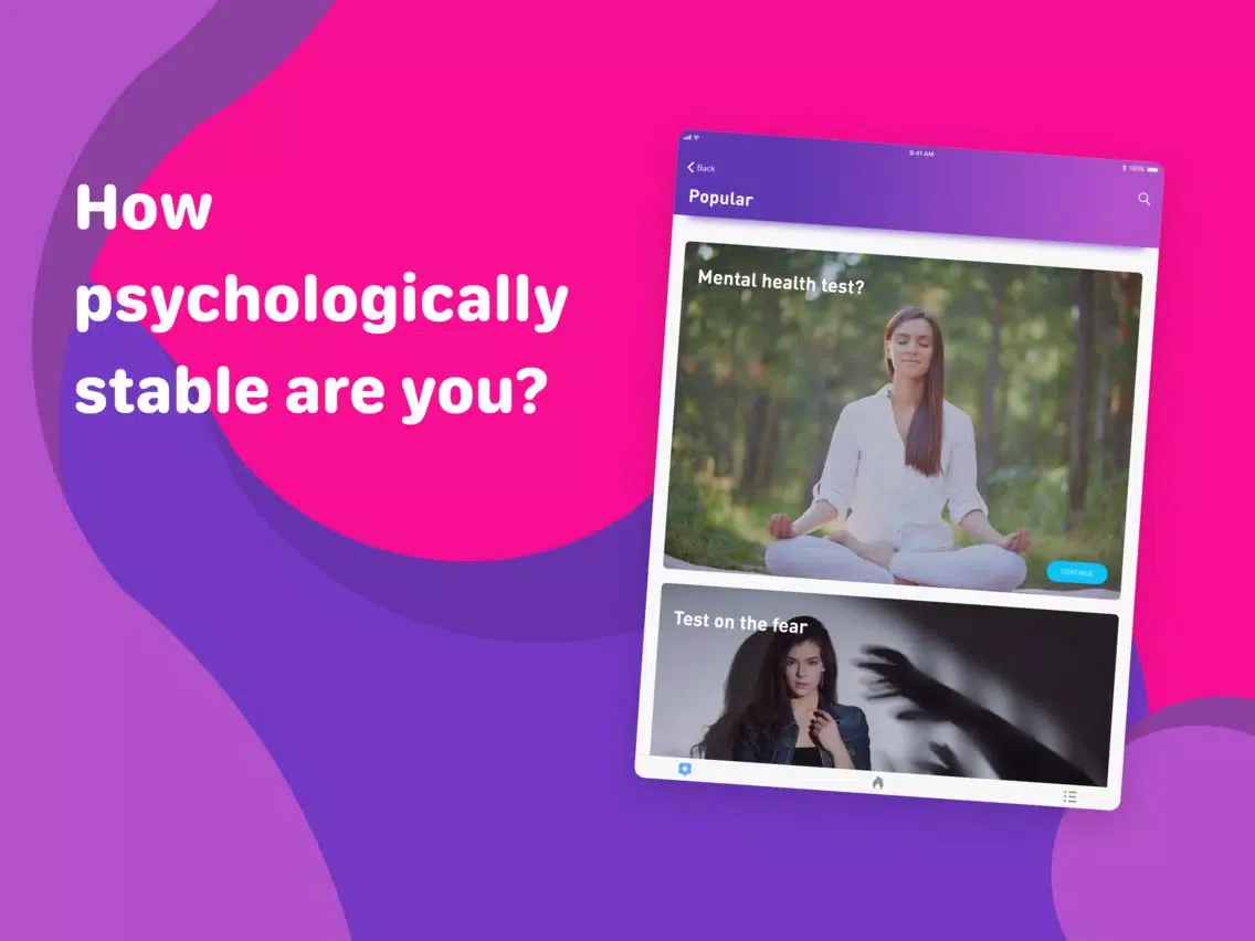 Zrzuty ekranu ZEUS: psychological tests iPad 