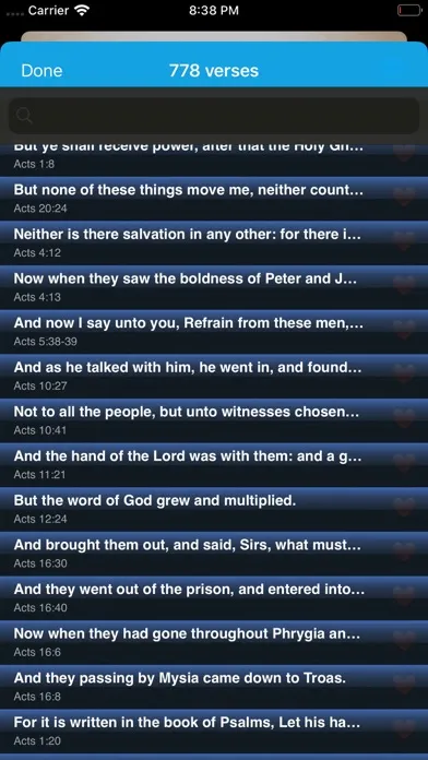 Ảnh chụp màn hình của Bible Verses World