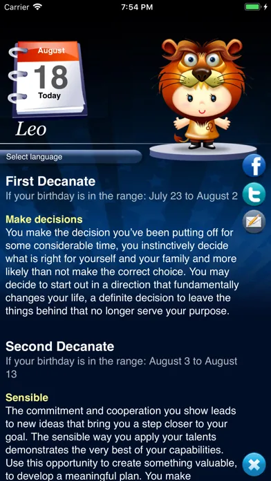 Horoscope HD+应用截图
