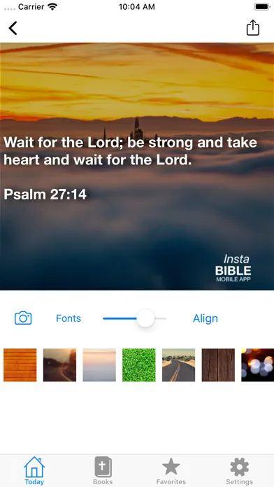 Zrzuty ekranu Insta Bible