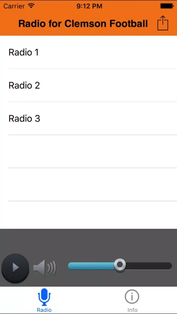 Radio for Clemson Football应用截图