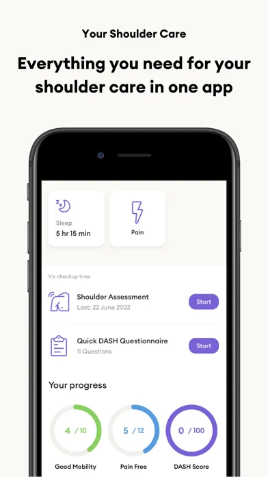 Tangkapan skrin Reflex: Shoulder Mobility App