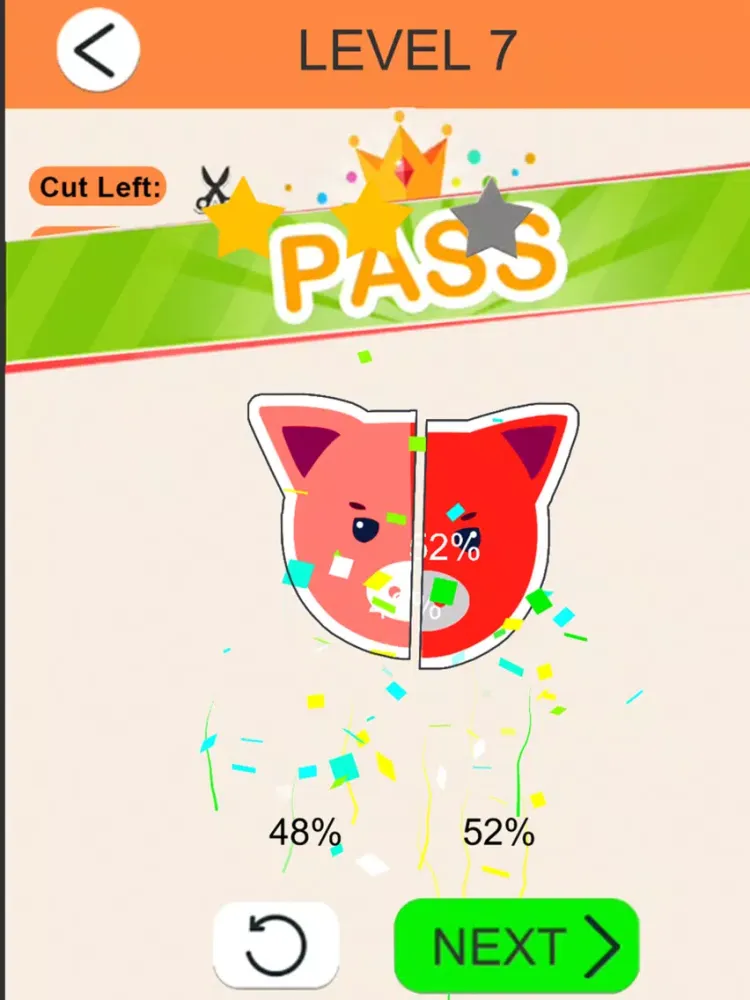 perfect slices : cut Master iPad 应用截图