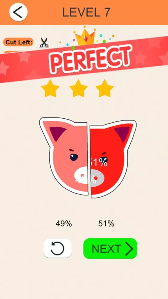 perfect slices : cut Master应用截图