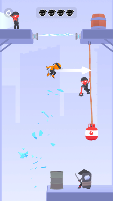 Ảnh chụp màn hình của Slicing Hero: Ninja Slice