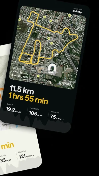 Capturas de pantalla de Slid: Strava video maker