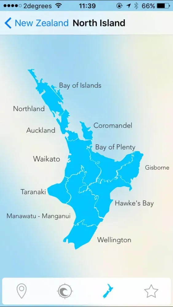 ภาพหน้าจอของ The Official NZ Surf Guide