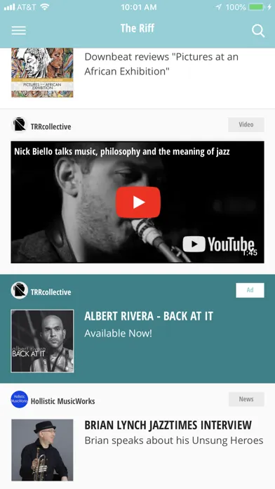 The Riff: Music News سکرین شاٹس