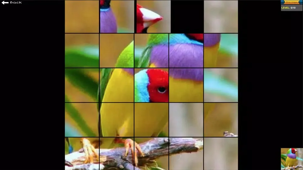 Slide Puzzle Title Screenshots