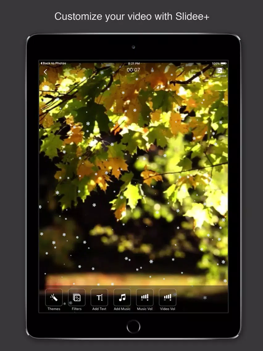 Slidee+ Slideshow Movie Maker & Editor with Music iPad 应用截图