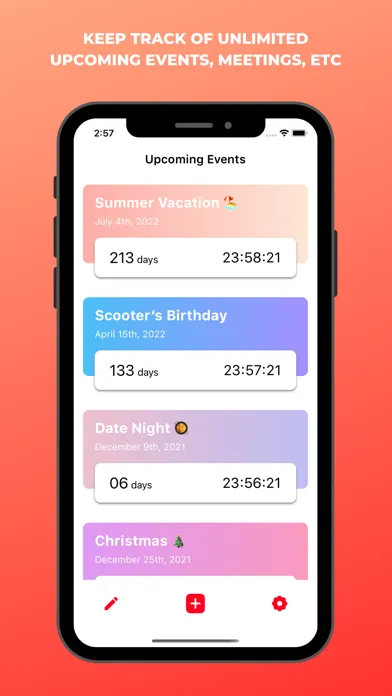 Until - Day Countdown & Timer Screenshots