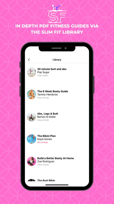 Captures d'écran de Slim Fitness - Butt Workouts