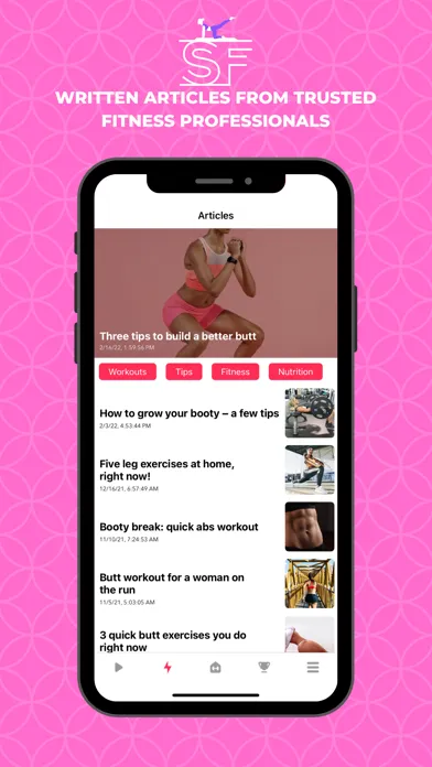 Captures d'écran de Slim Fitness - Butt Workouts